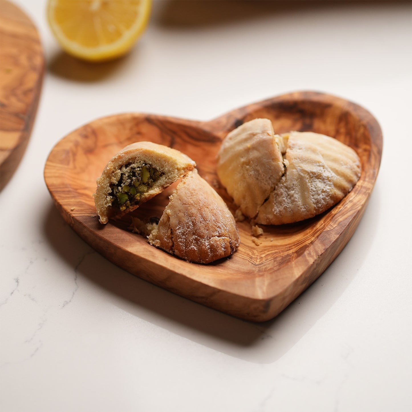Natural Heart Serving Plate