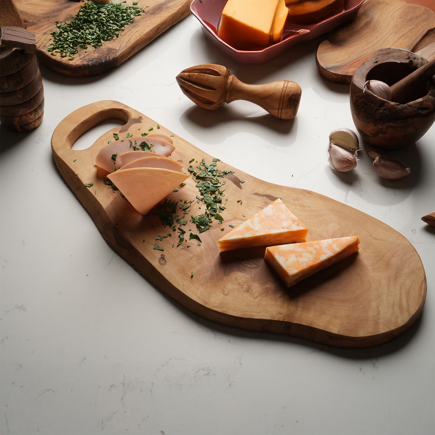 Olive Wood Charcuterie Board