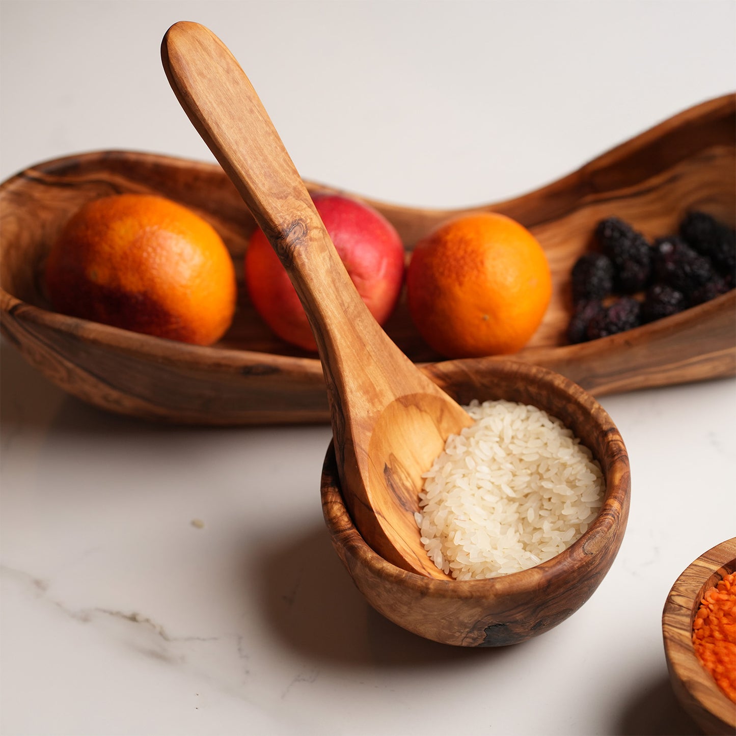 Natural Wood Spoons Ladle