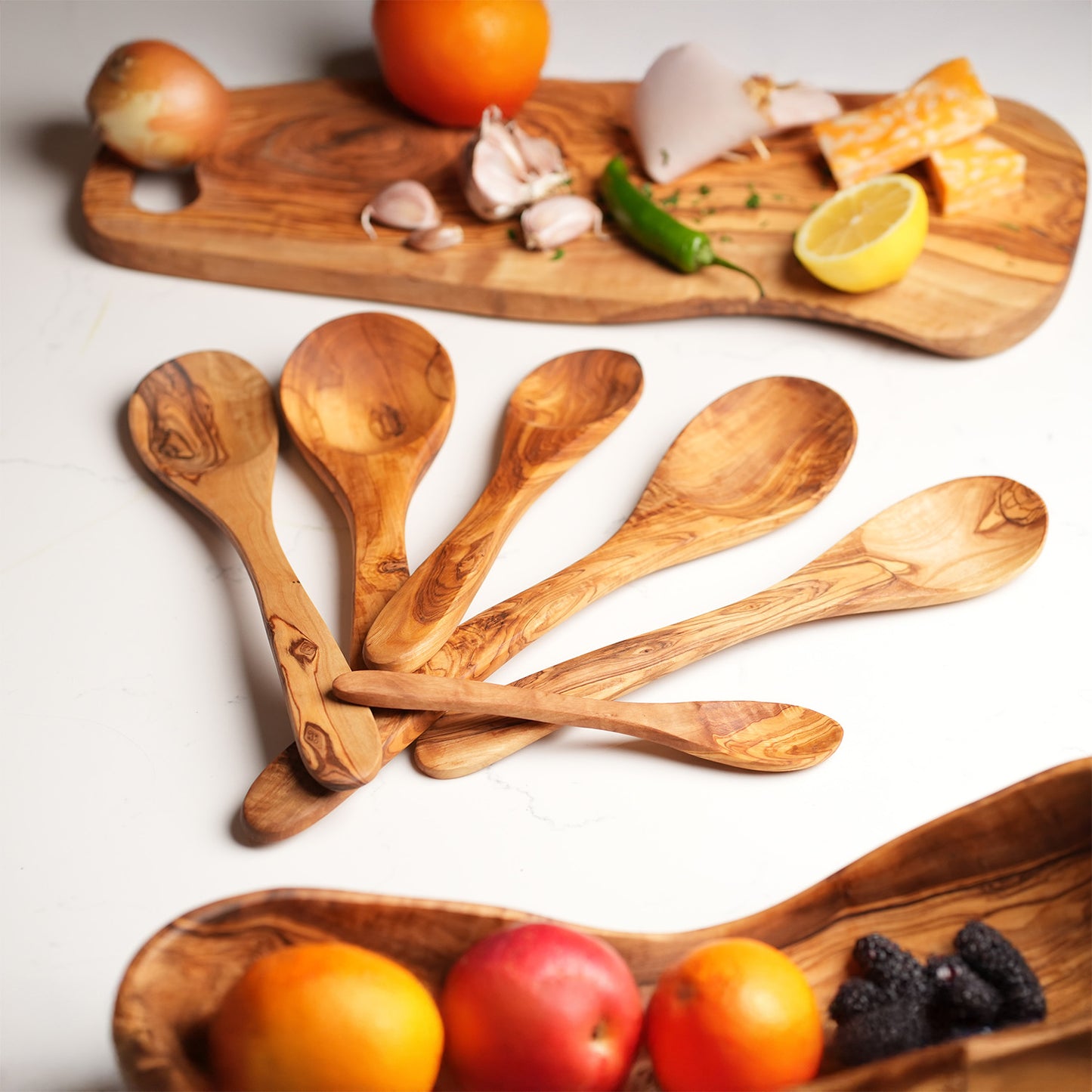 Natural Olive Wood Spoon